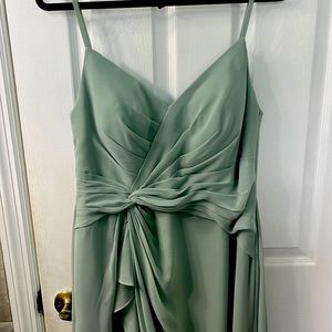 Azazie agave size A14 bridesmaid dress